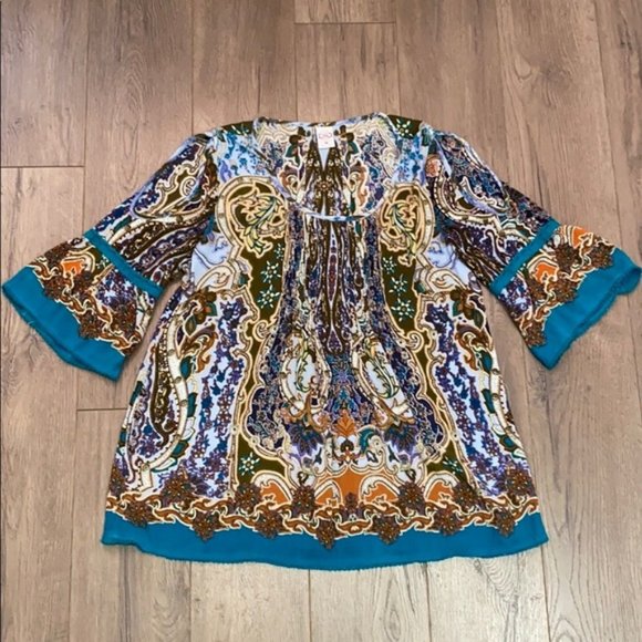 Bila Tops - BILA Women's Nevaeh Style Top Boho Tunic